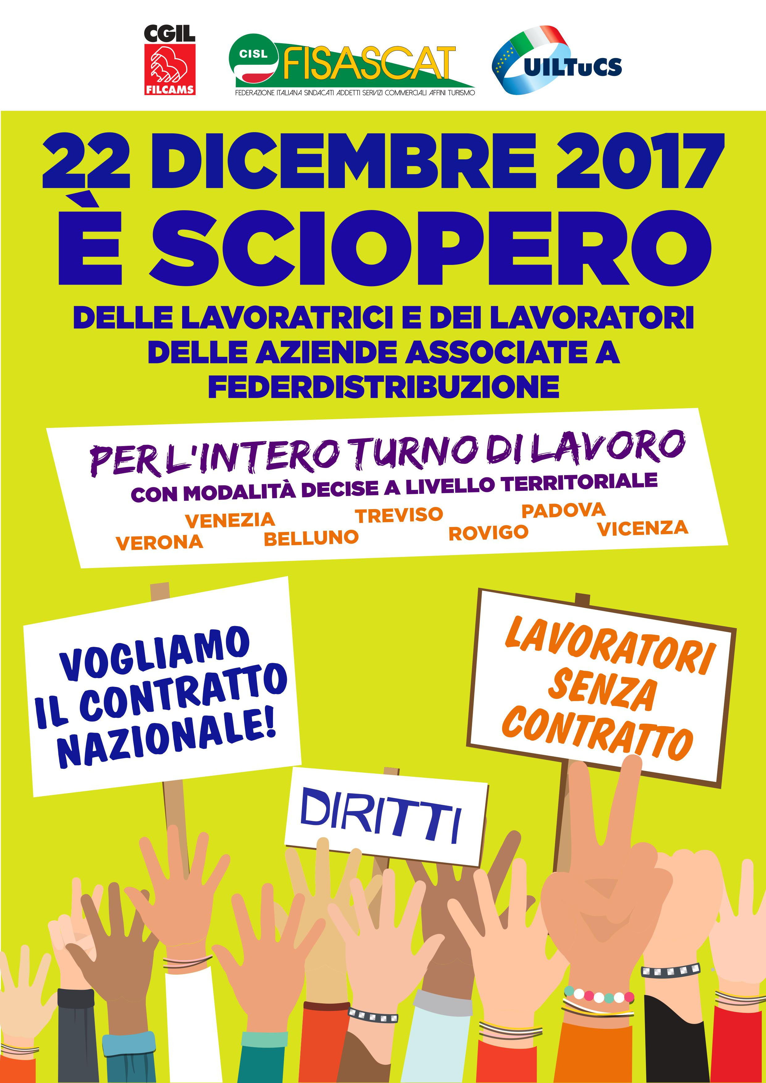 22.12.17 SCIOPERO GENERALE LAVORATORI - Cisl Vicenza